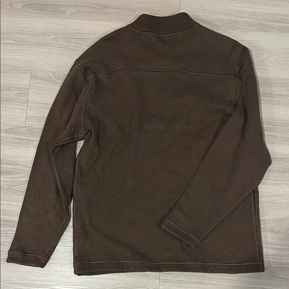 Johnston & Murphy Reversible Zip-Up Sweater - image 2